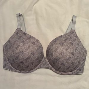 PINK Victoria Secret T-shirt bra in gray
